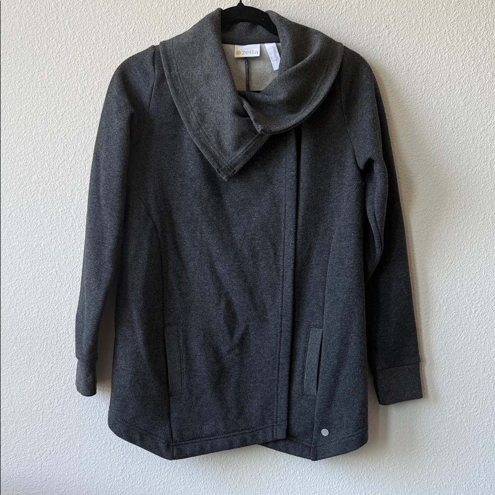 Zella Charcoal Cowl Neck Sweater